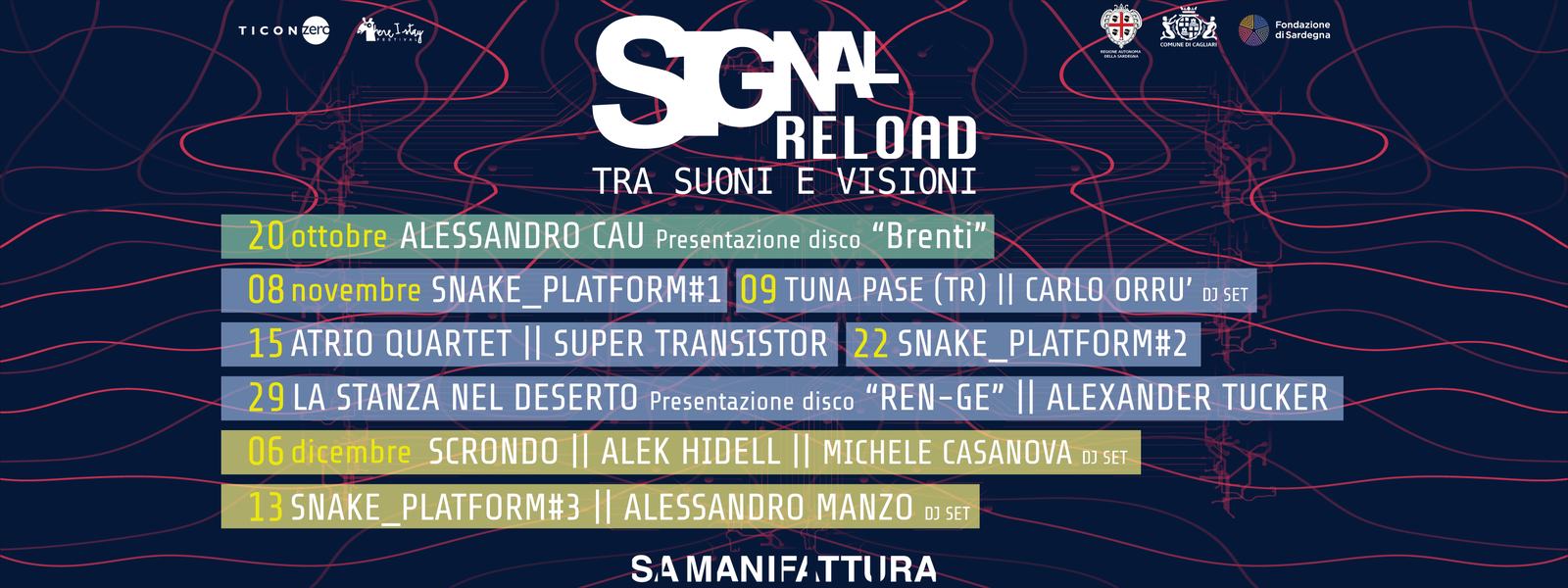 Materiale grafico di Signal Reload 2019